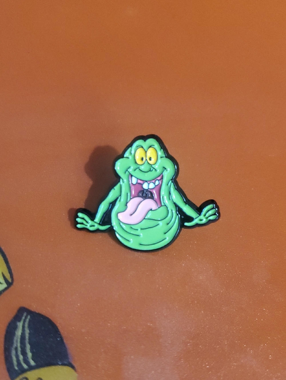 Green Slimer Enamel Pin